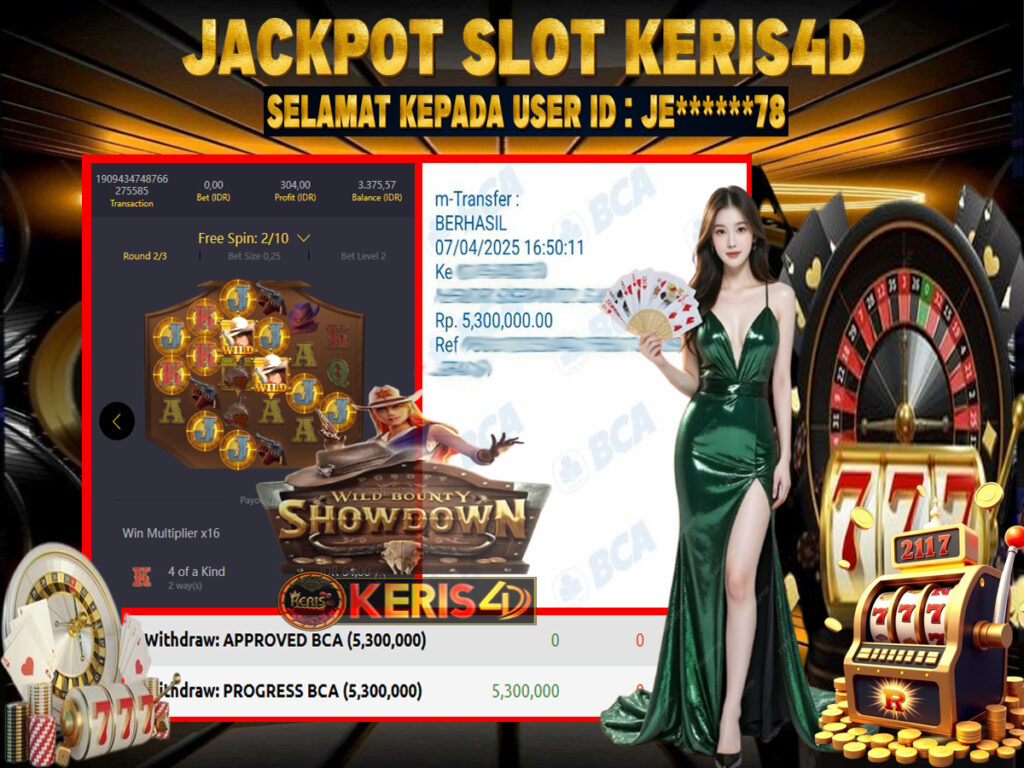 JACKPOT SLOT GACOR MAIN WILD BOUNTY SHOWDOWN 08 APRIL 2025