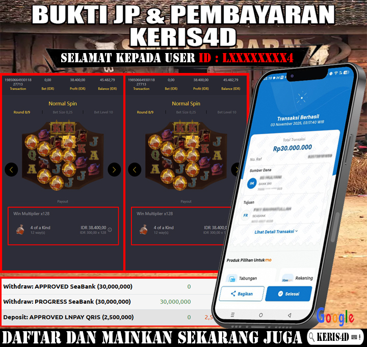 JACKPOT SLOT GACOR MAIN WILD BOUNTY SHOWDOWN 03 NOVEMBER 2025